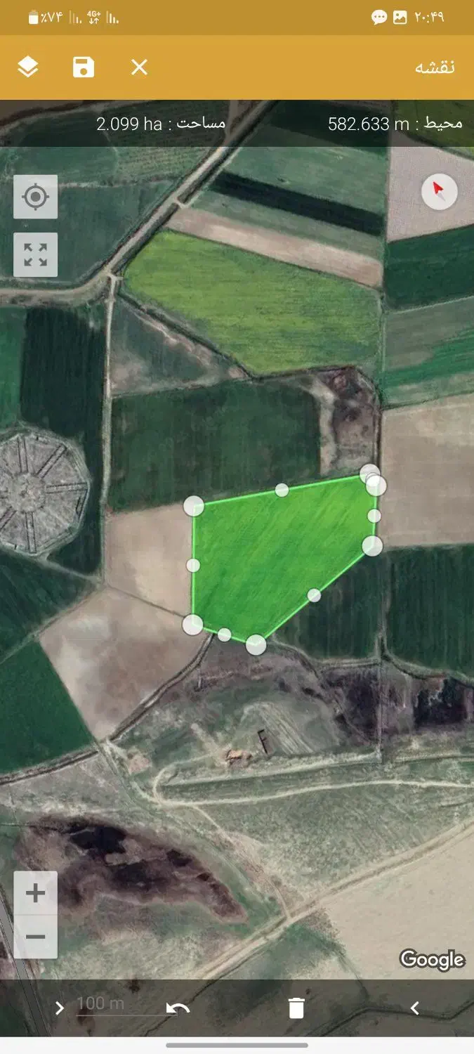 اجاره زمین مزروعی ۲ هکتار|اجارهٔ دفتر صنعتی، کشاورزی، تجاری|قشلاق دشت, |دیوار