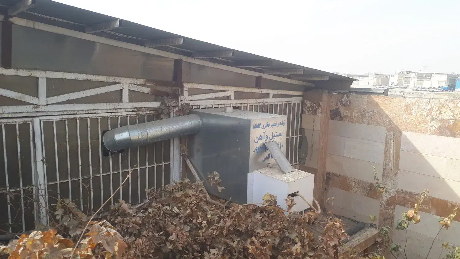 بخاری گلخانه ای|بخاری، هیتر، شومینه|اصفهان, قهجاورستان|دیوار