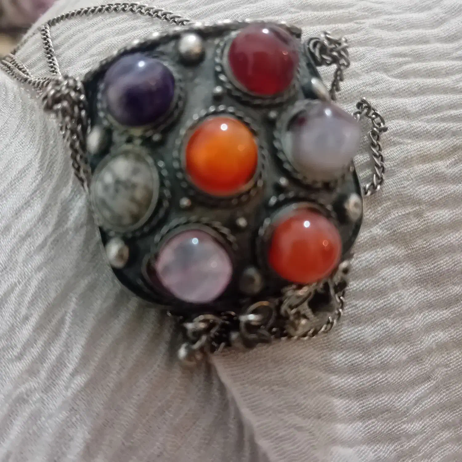 یک عدد گردنبند جا دعا قدیمی|کلکسیون اشیاء عتیقه|گلپایگان, |دیوار