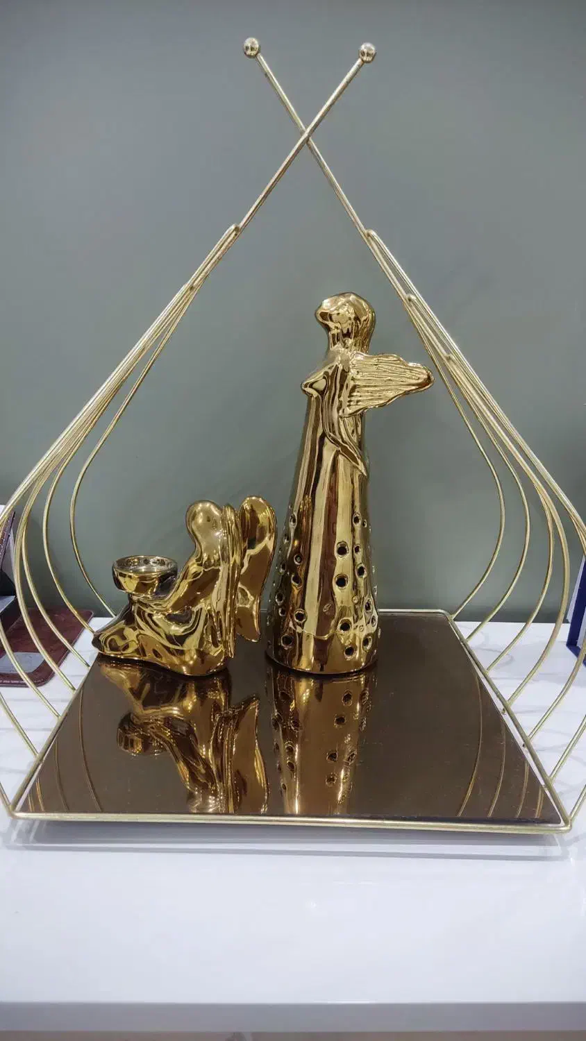 دکوری روی میز کنسول جلو مبلی پایه تی وی|مجسمه، تندیس، ماکت|صباشهر, |دیوار