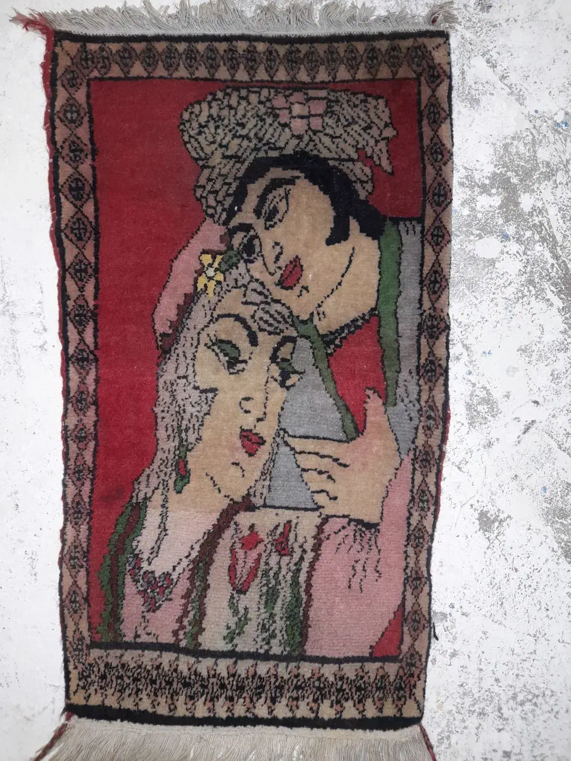 پادری دست‌باف قدیمی|پادری|کرمانشاه, |دیوار