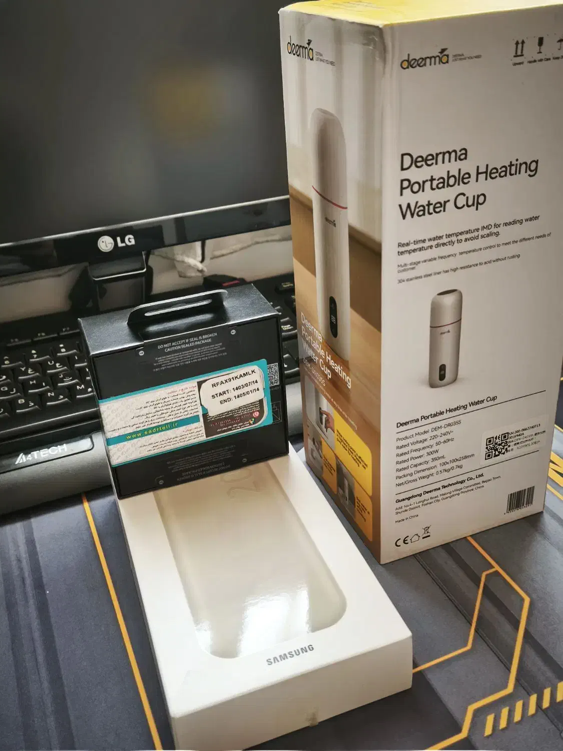 فلاسک هوشمند Deerma DEM-DR035S Smart|قوری، کتری، قهوهساز دستی|گلستان (تهران), |دیوار