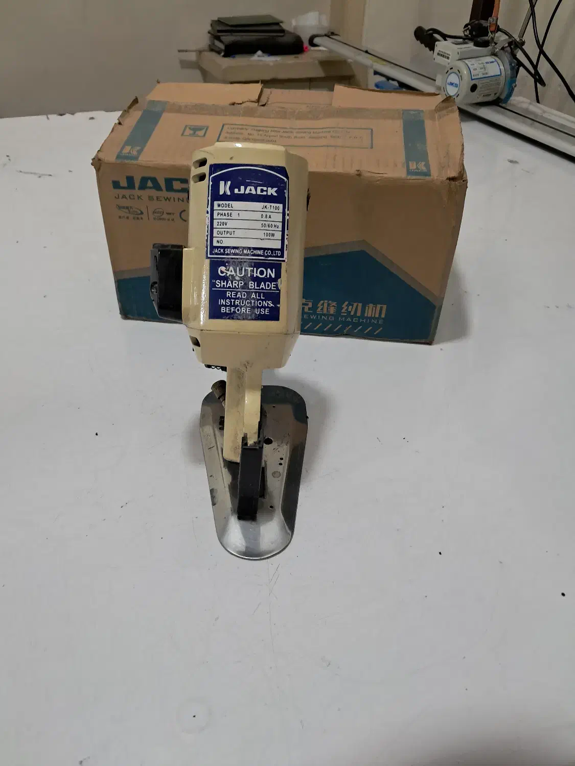 قیچی برقی گرد جک و تعدادی لوازم کارگاه|لوازم خیاطی و بافتنی|تهران, امیریه|دیوار