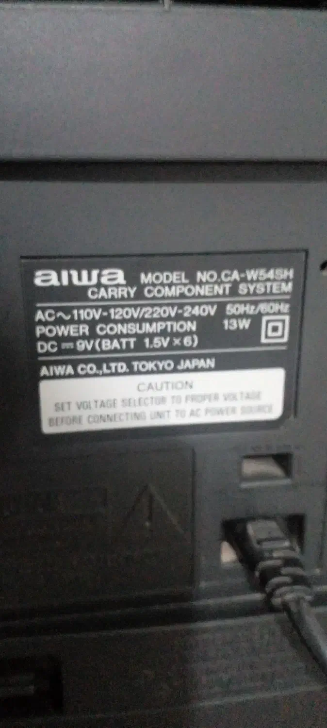 رادیو ضبط ایوا اصل ژاپن.مدل w54sh|سیستم صوتی خانگی|اهر, |دیوار