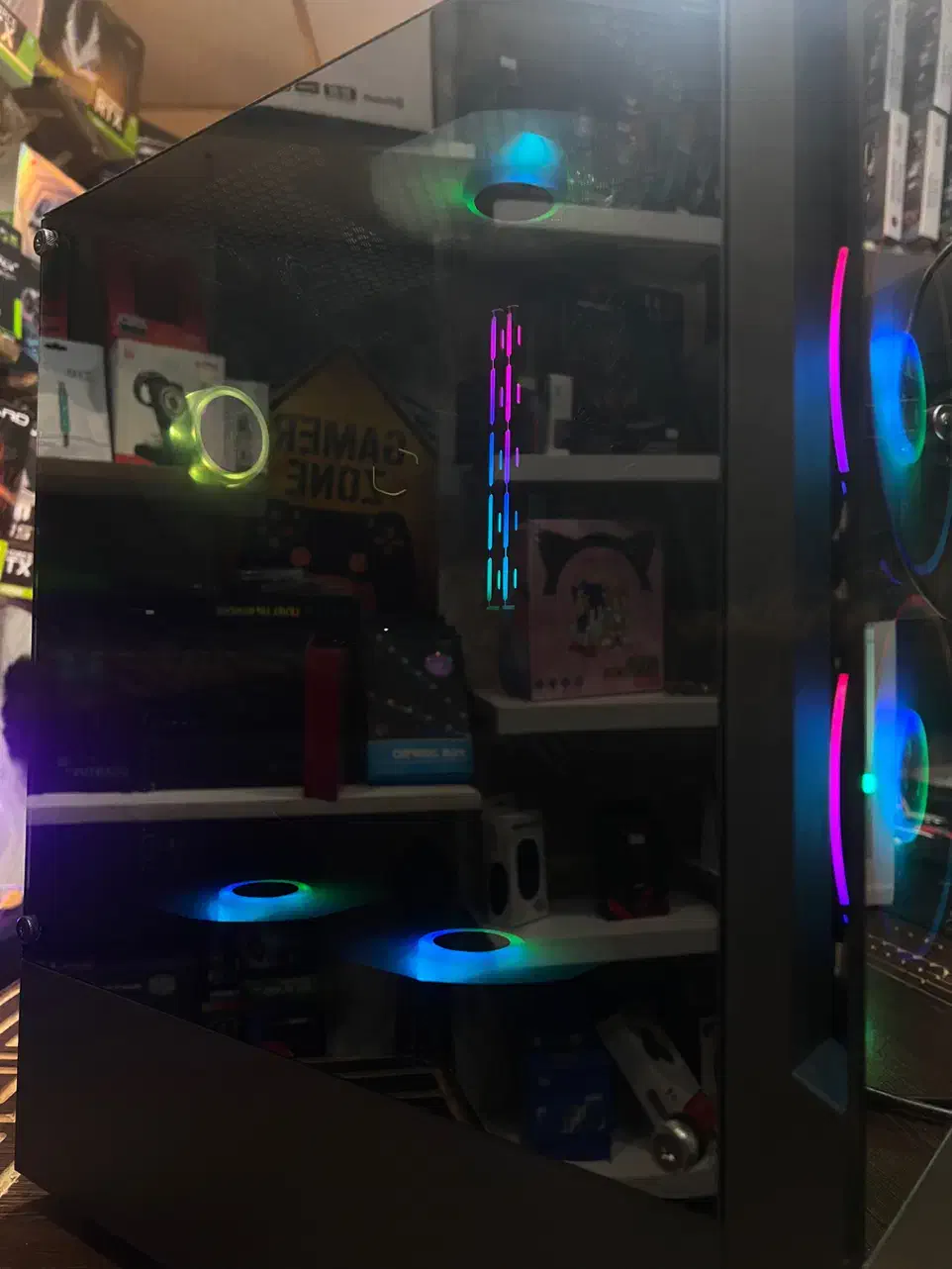 کیس کامپیوتر گیمینگ و طراحی H610/12400/1660ti rgb|رایانه رومیزی|تهران, صادقیه|دیوار