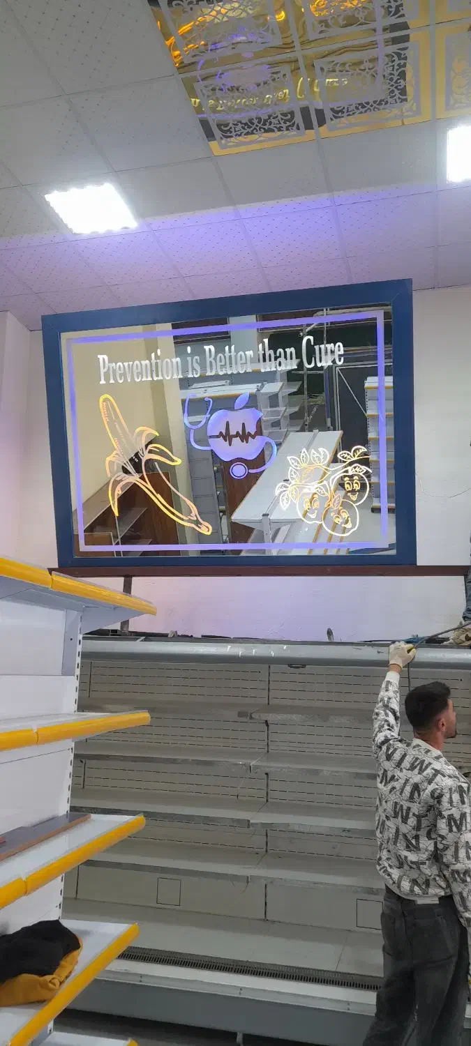 تولید اینه های بکلایت هوشمند در اندازه دلخواه|آینه|میاندوآب, |دیوار