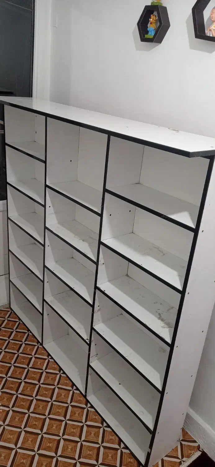 قفسه تمامmdf|کتابخانه، شلف، قفسه‌های دیواری|سنقر, |دیوار