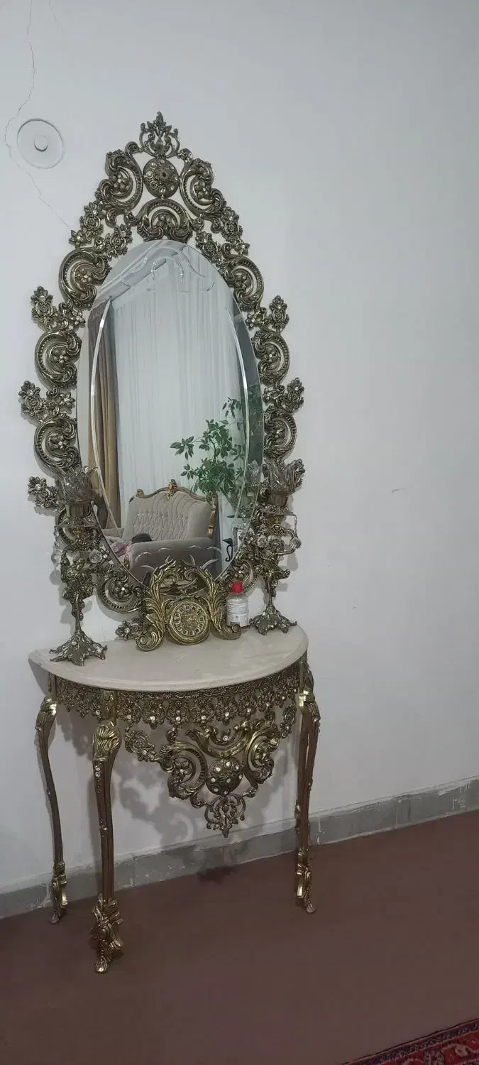 آیینه شمعدان|بوفه، ویترین، کنسول|محمدشهر, محمدشهر|دیوار