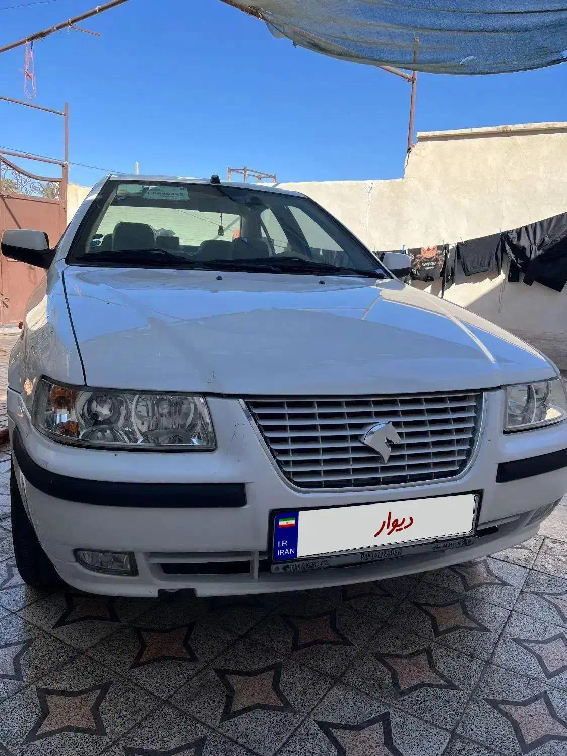 سمند Lx سفید 1399|خودرو سواری و وانت|بم, |دیوار