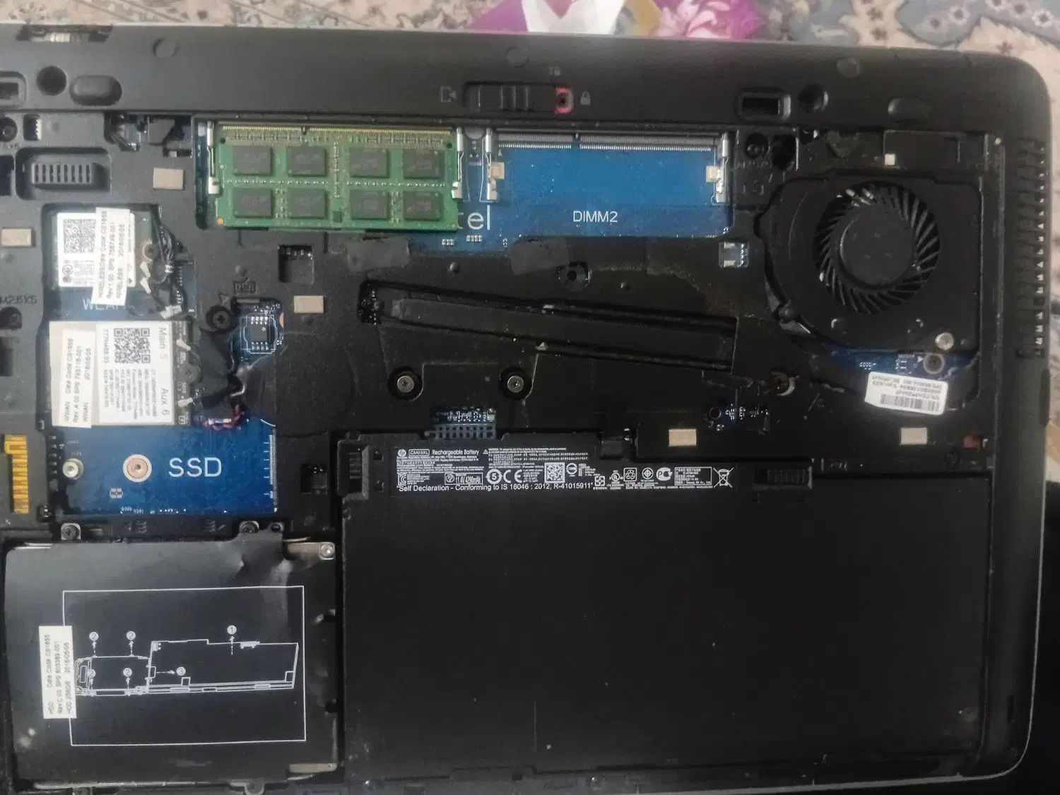 لب تاپ اچ پی ۱۴ اینج باطری سالم|رایانه همراه|عسلویه, |دیوار