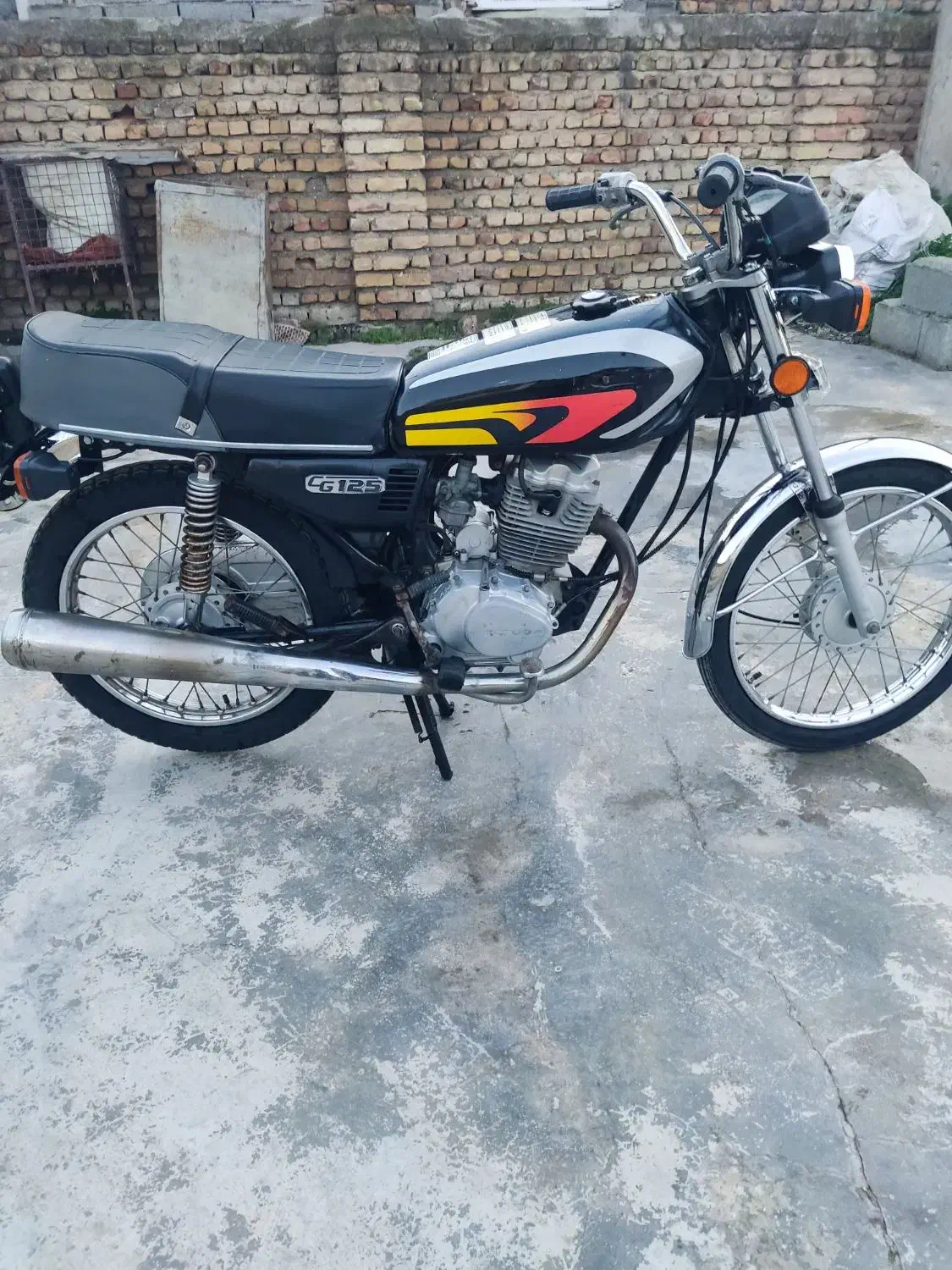 موتور 150 کویر مزایده|موتورسیکلت|بندر ترکمن, |دیوار