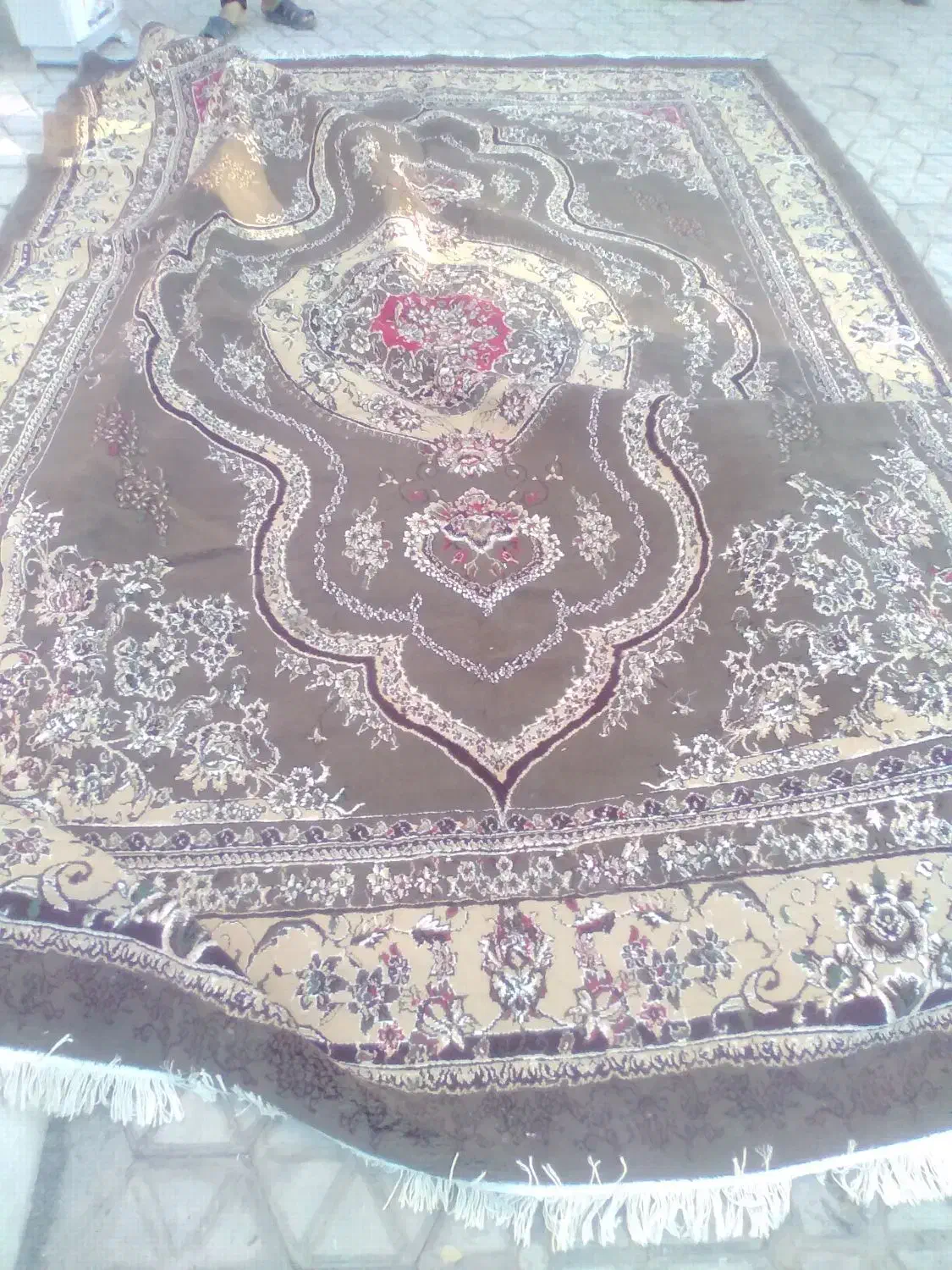 یک جفت فرش گردویی بدون پارگی ویک کمد لباس پسرانه|فرش|شهرکرد, |دیوار