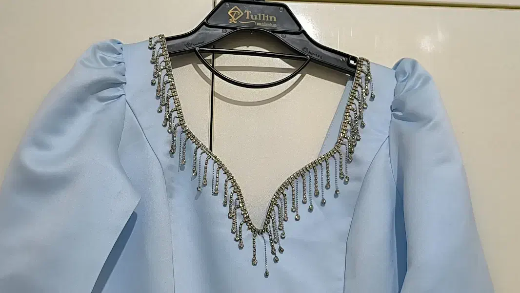 لباس مجلسی آبی روشن|لباس|شهریار, شهرک امیریه|دیوار