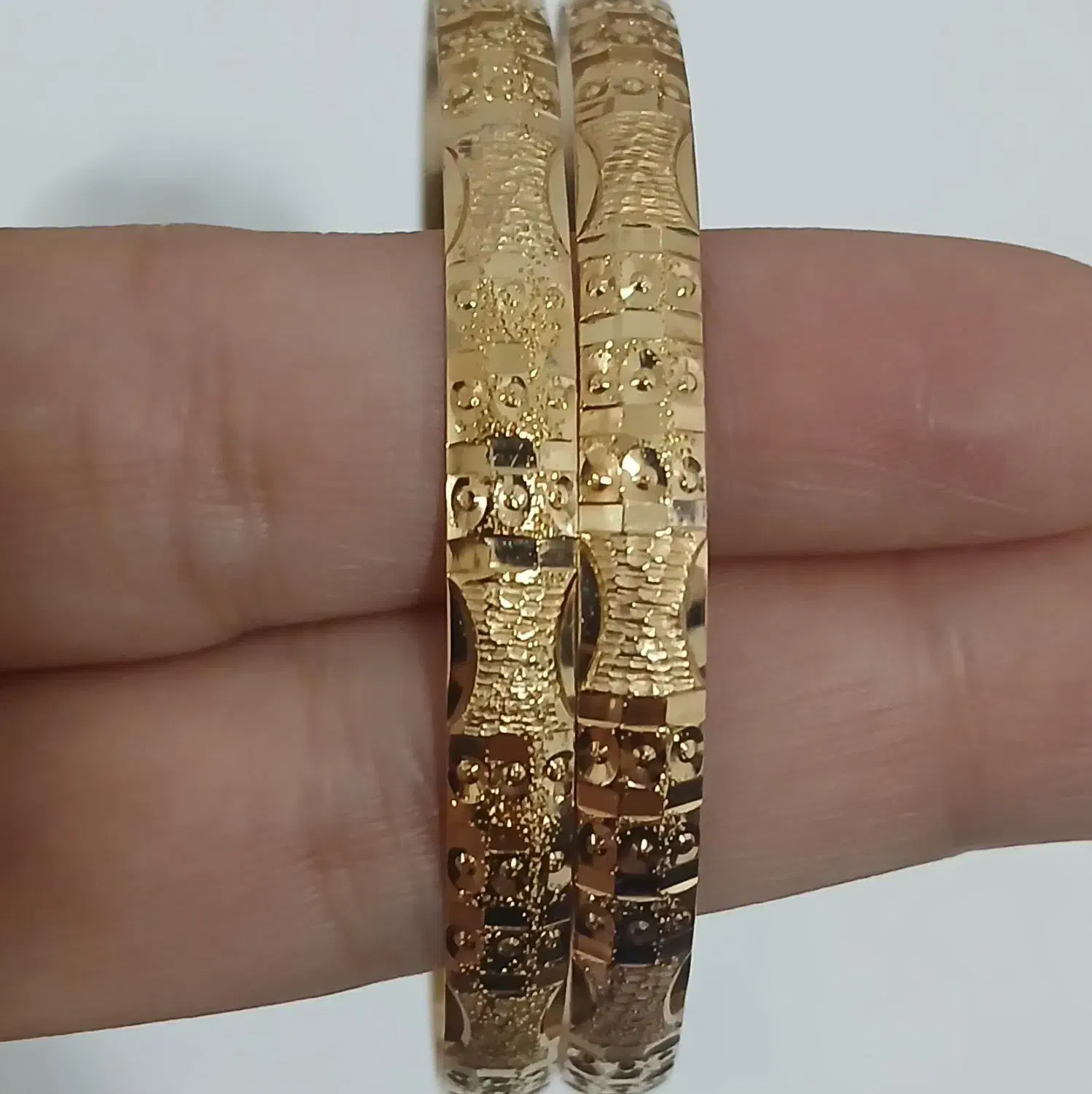 ۲ عدد النگو در حد نو ۸ گرم سایز ۲|جواهرات|کوهدشت, |دیوار