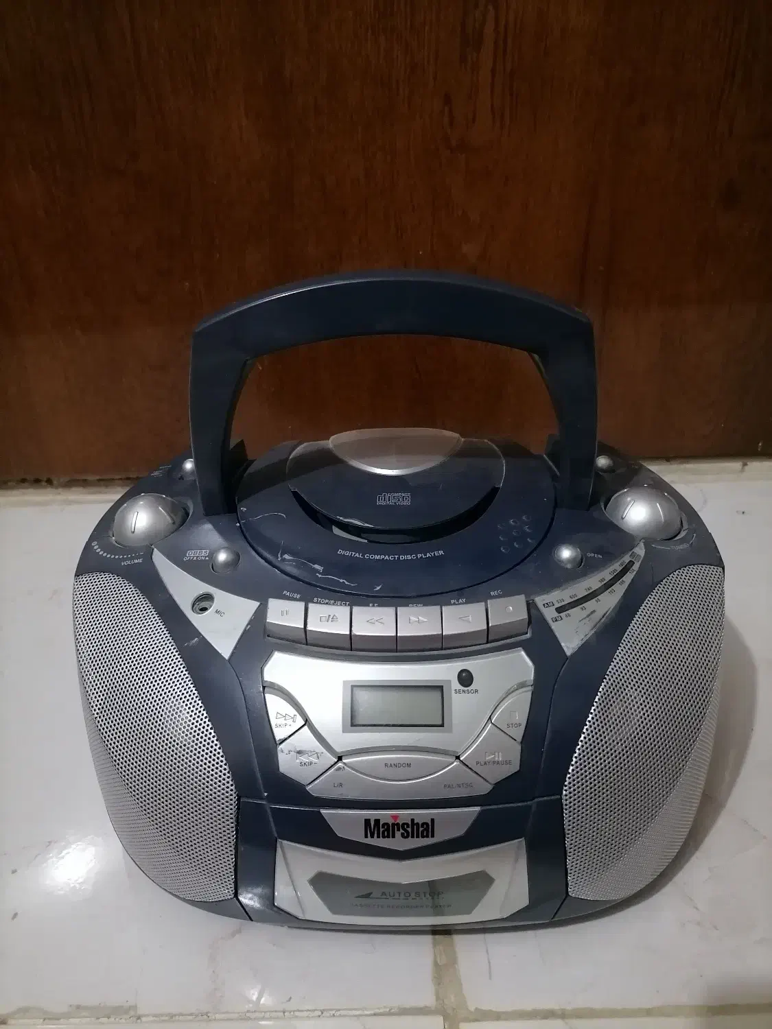 رادیو ضبط قدیمی وسی دی خور مارشال سالم الوند|سیستم صوتی خانگی|قزوین, |دیوار