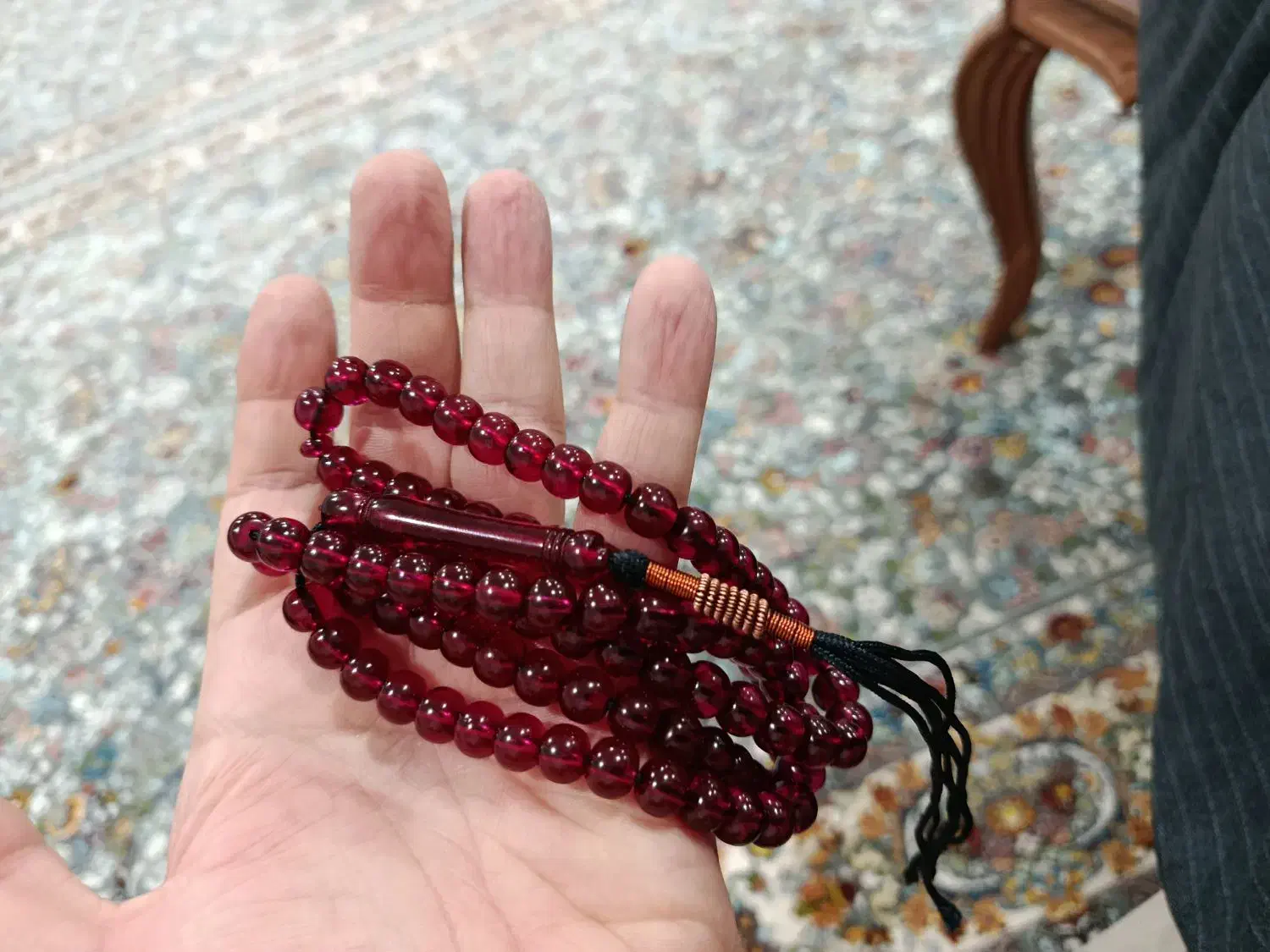 تسبیح کهربا|کلکسیون اشیاء عتیقه|سقز, |دیوار