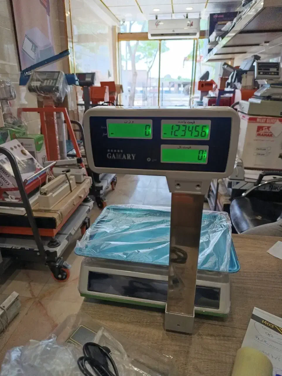 ترازو علمکدار 50کیلویی کیبرد استیل 6رقم|فروشگاه و مغازه|پاکدشت, پاکدشت (مامازند)|دیوار