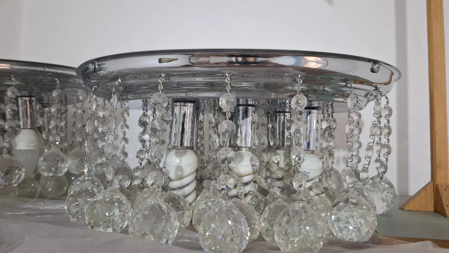 2 لوستر با قطر 30 سانتیمتر|لوستر و چراغ آویز|سمنان, |دیوار