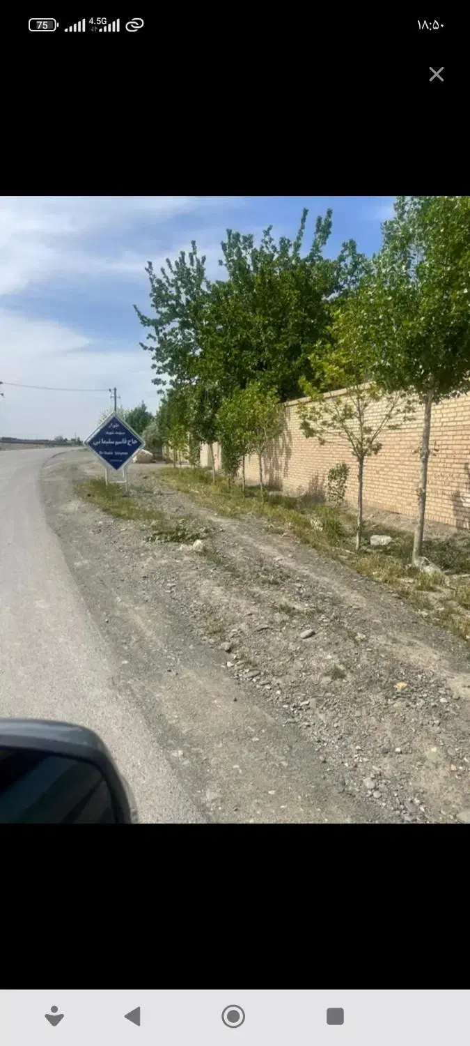 ۲۵۰۰  متر اراضی سنگ سفید|فروش زمین و ملک کلنگی|گلمکان, |دیوار