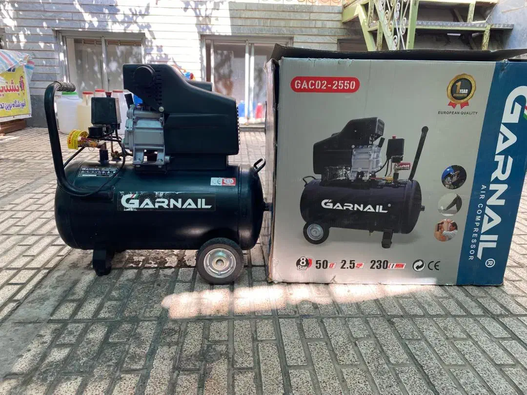 کمپرسور باد۵۰لیتری گارنی در حد|ابزارآلات|اسکو, |دیوار