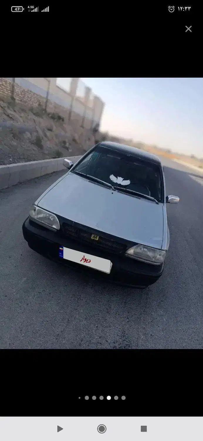 پراید نقره ای مدل 88|خودرو سواری و وانت|خاش, |دیوار