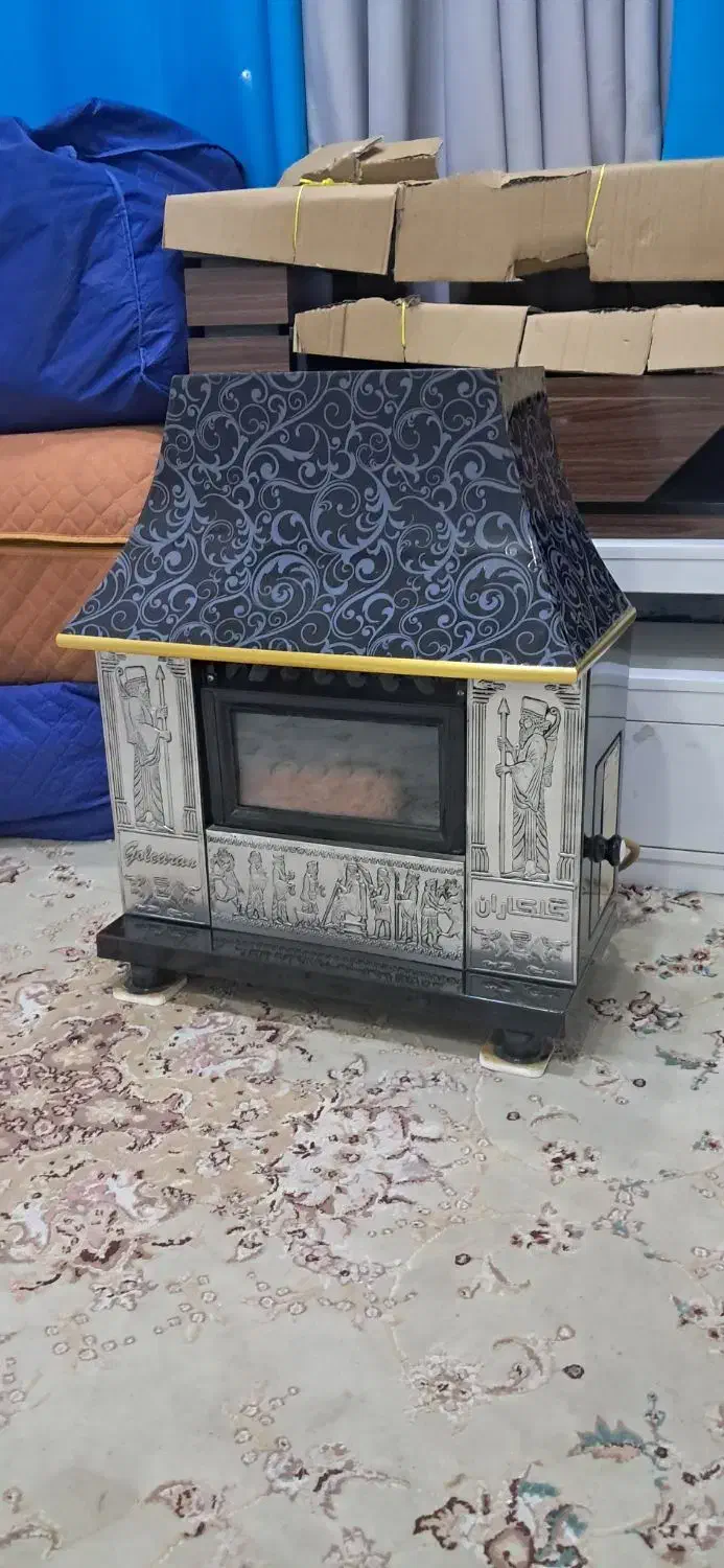 بخاری گازی نو با دود کش|بخاری، هیتر، شومینه|اندیشه, شهرک مریم|دیوار