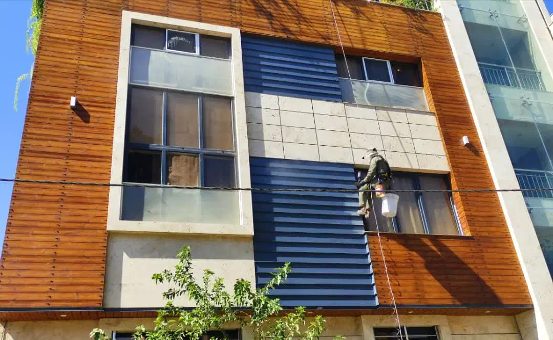 کار در ارتفاع .پیچ ورولپلاک.کنیتکس.عایق نانو|خدمات پیشه و مهارت|شیراز, شهرک مفتح|دیوار