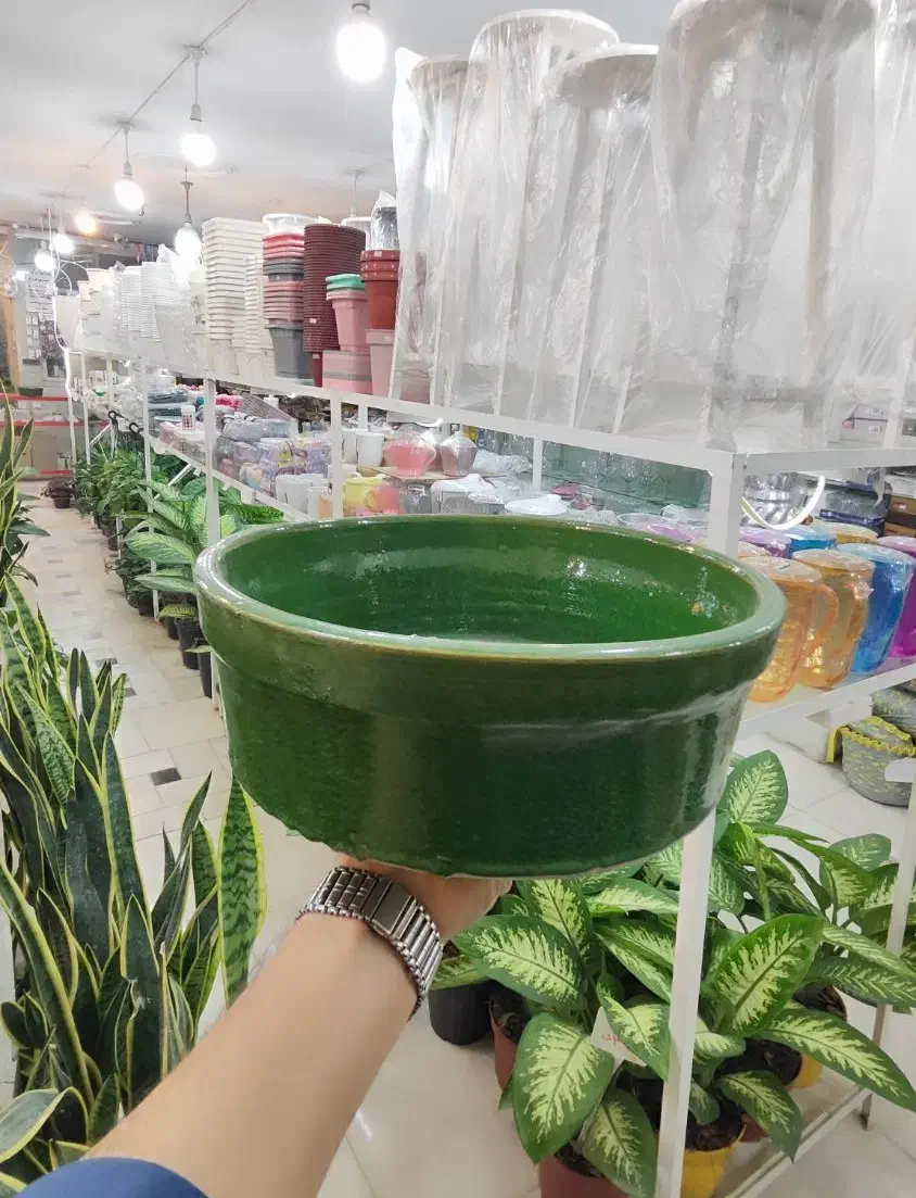 کشک ساب لانجین سفالی کاسه پیاله زامفیلیا سفال پتوس|صنایع دستی و سایر لوازم تزئینی|قم, ولیعصر|دیوار