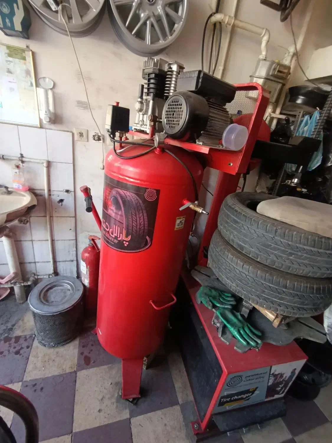 لاستیک درآر بالانس پمپ باد|ماشینآلات صنعتی|میاندوآب, |دیوار