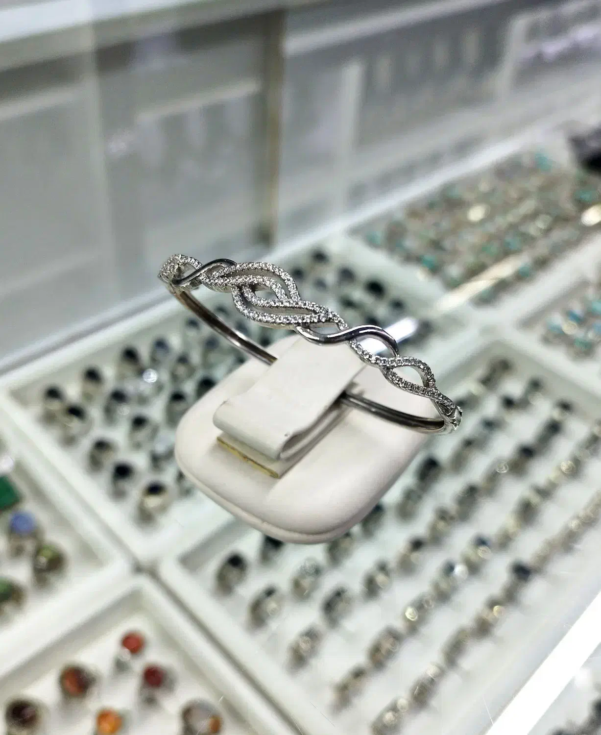 النگو نقره زنانه مدل دستبندی|جواهرات|اصفهان, عسگریه|دیوار