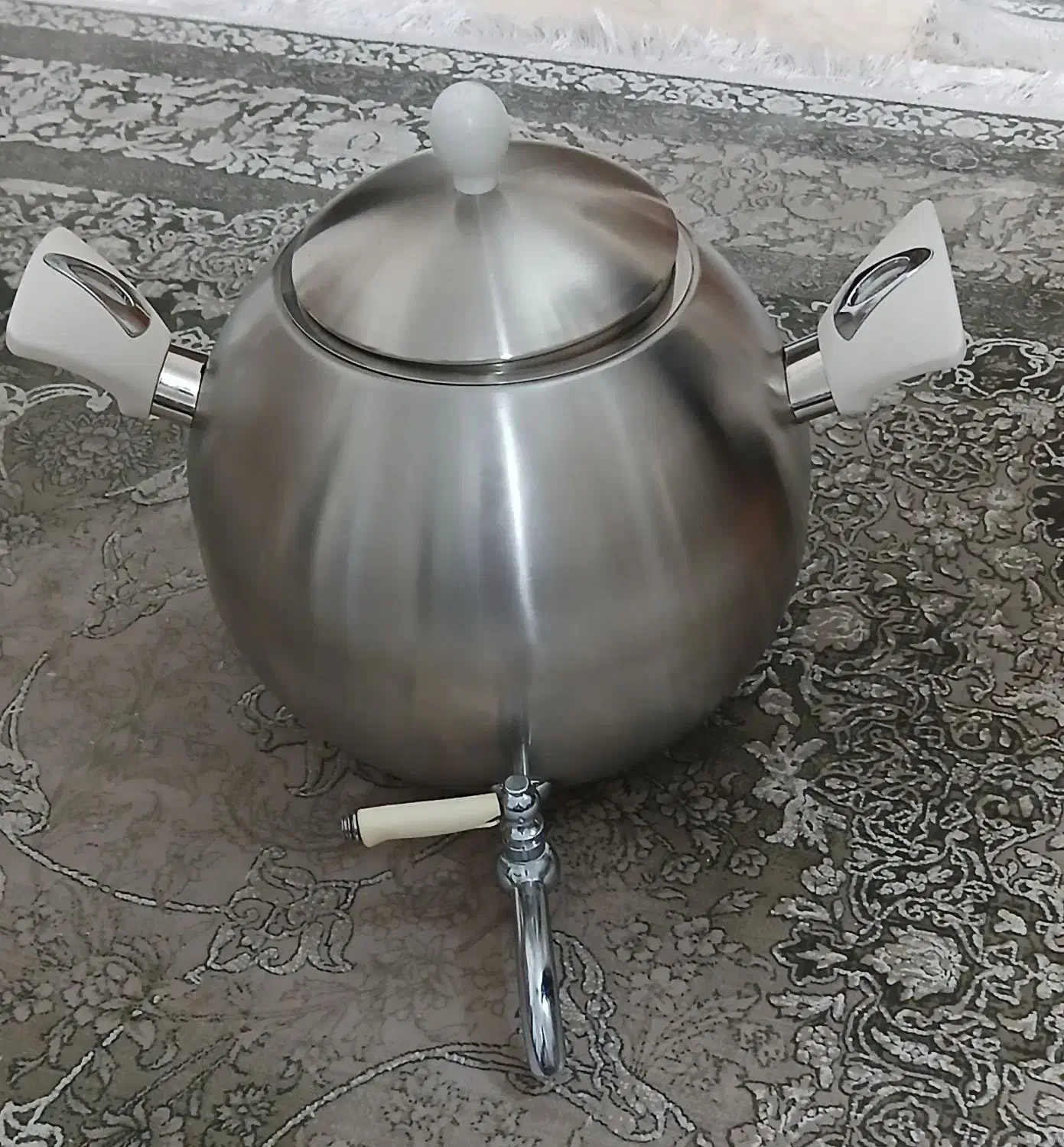 کتری شیردار با کف چدن در حد نو|ظروف پختوپز|کرج, مهرویلا شمالی|دیوار