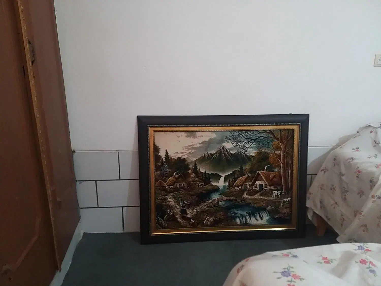 تابلو فرش طبیعت ماشینی|تابلو فرش|فسا, |دیوار