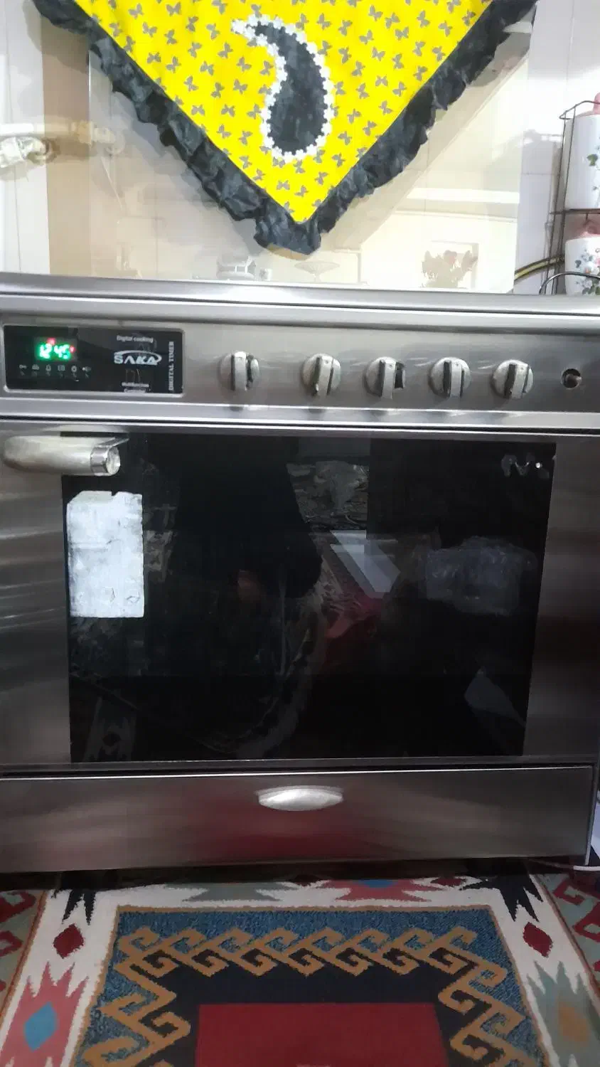 اجاق گازفردار۵شعله،مارک ساکاگازدرحدنو۲۰ میلیون|اجاق گاز و لوازم برقی پخت‌وپز|قدس, شهر‌قدس|دیوار