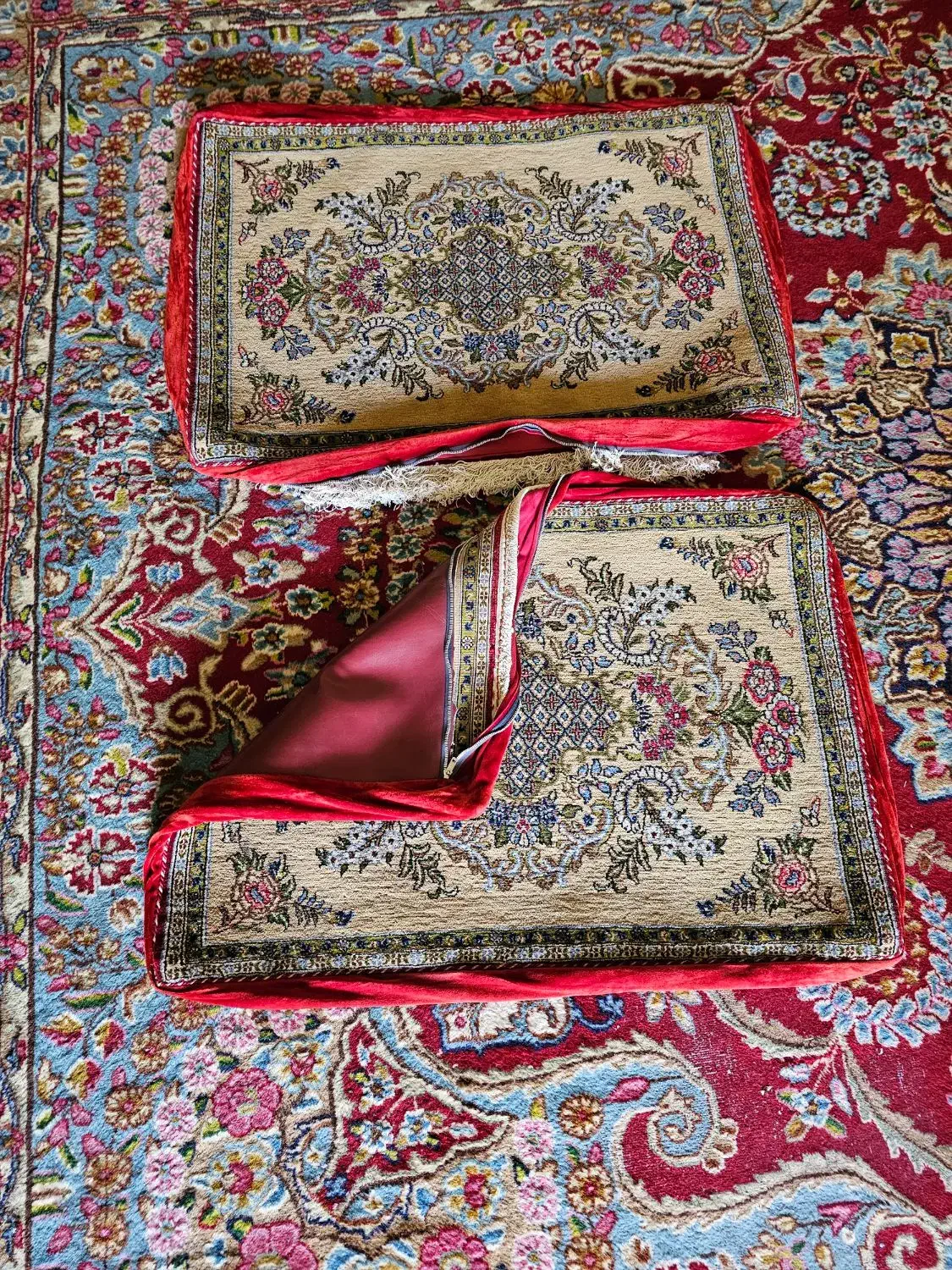 پشتی قالیچه دستباف در حد نو|پشتی|شیراز, تحویلی|دیوار