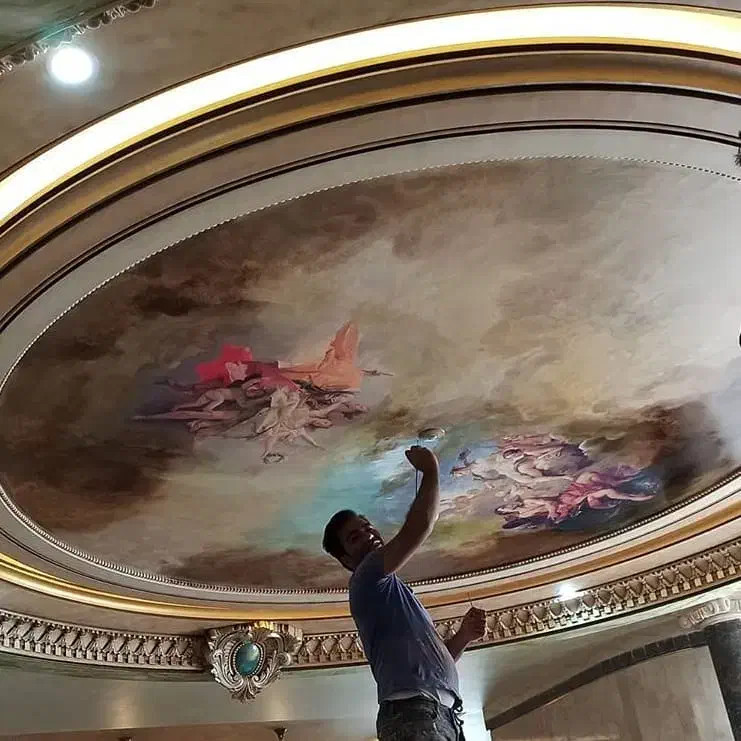 رنگ کاری (نقاشی) ساختمان|خدمات پیشه و مهارت|خمین, |دیوار