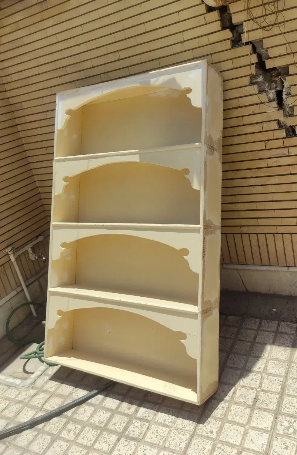 دوعدد قفسه چوبی|کتابخانه، شلف، قفسه‌های دیواری|کرمان, |دیوار