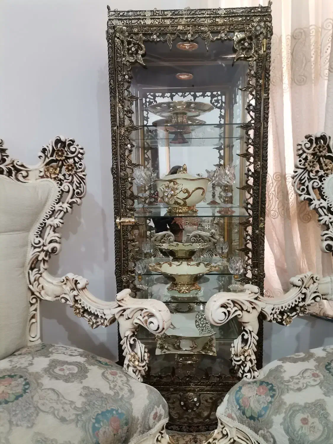 فروش ساعت وبوفه برنز|بوفه، ویترین، کنسول|ایوان, |دیوار