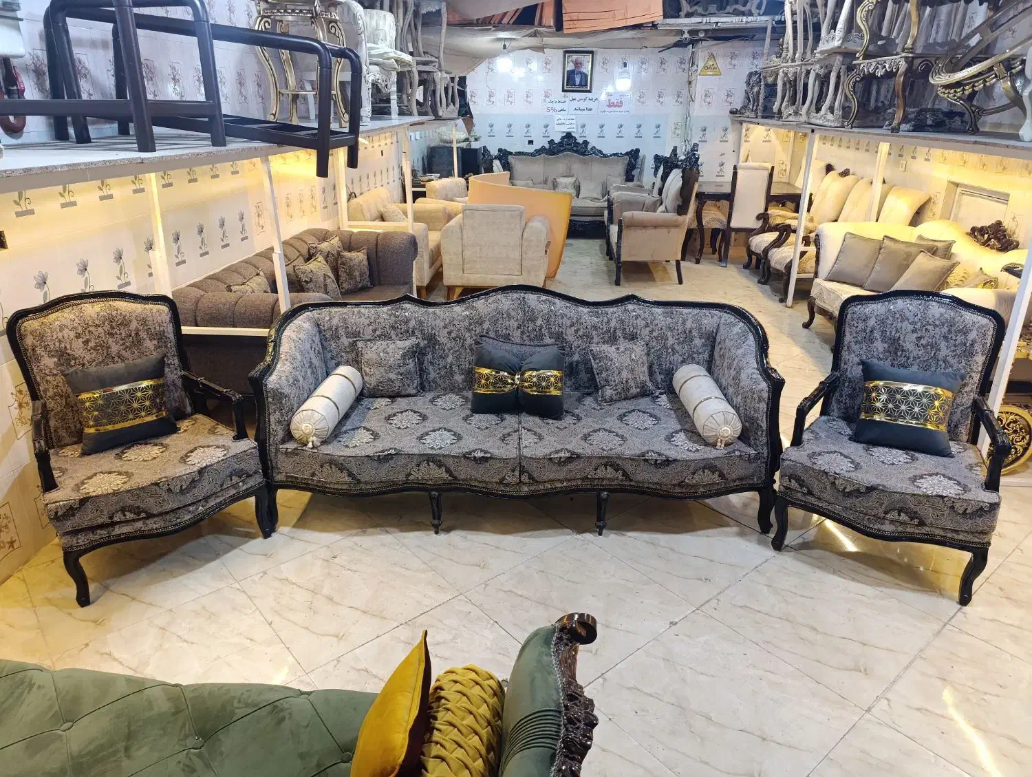 مبل فرانسوی|مبلمان خانگی و میز عسلی|مشهد, حسین‌آباد|دیوار