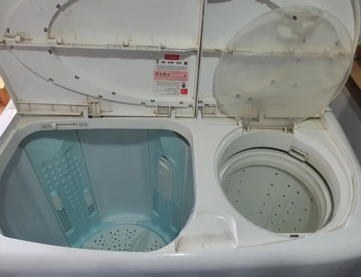 ماشین لباسشویی سانی ۸ کیلویی فقط ۵ میلیون|ماشین لباسشویی و خشک‌کن لباس|اسلام‌شهر, صادقیه|دیوار