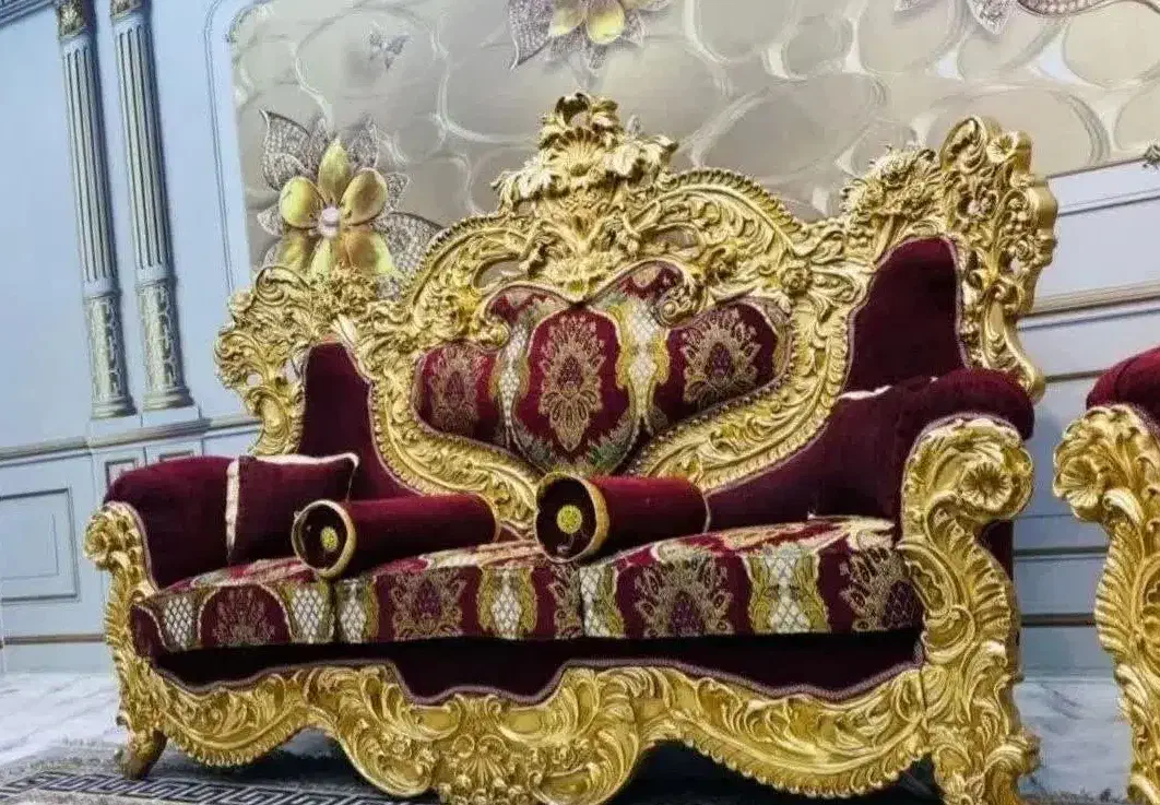 فروش مبل سلطنتی راحتی اقساطی ارسال رایگان|مبلمان خانگی و میز عسلی|اصفهان, نقش جهان|دیوار