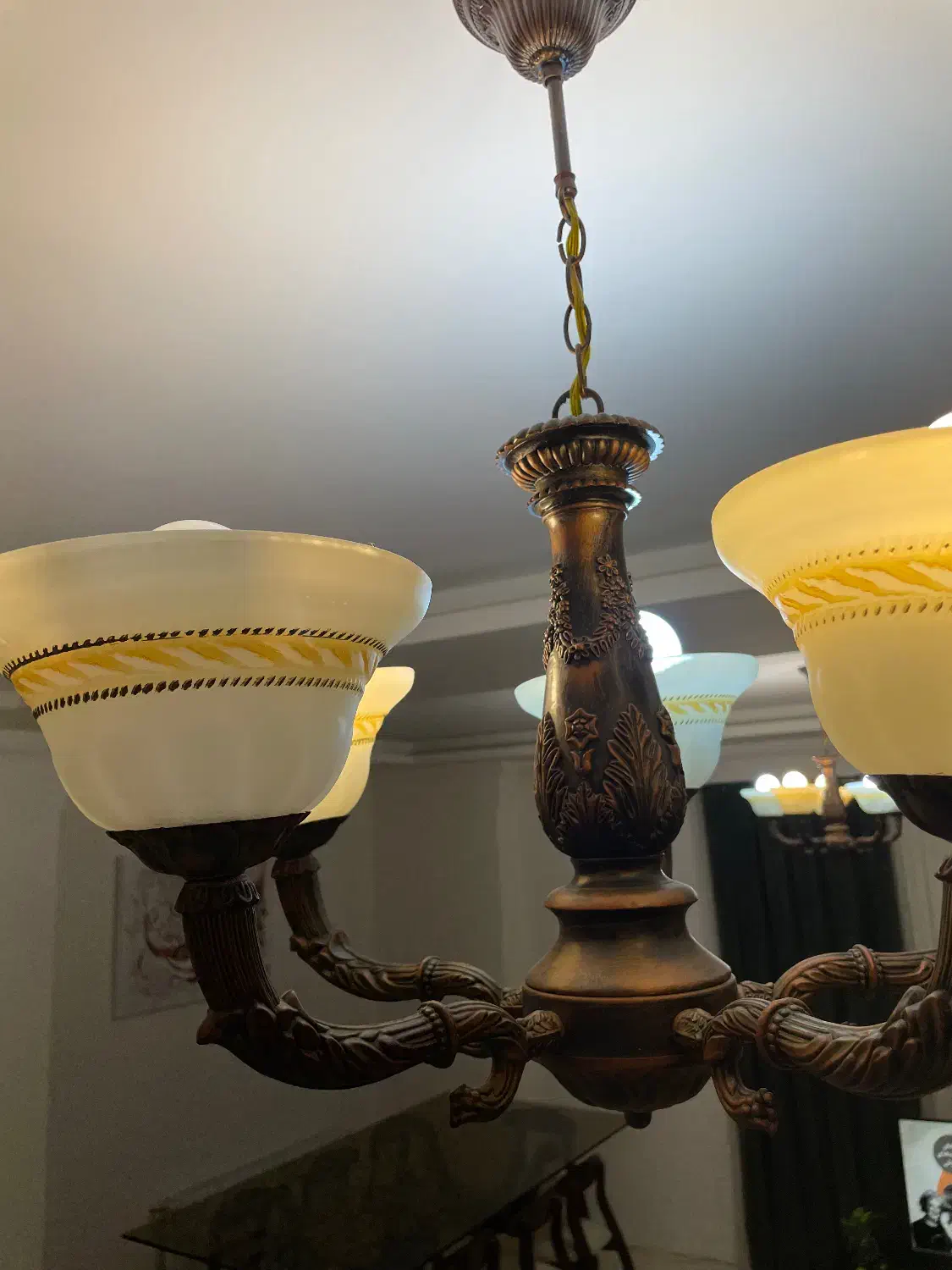 لوستر|لوستر و چراغ آویز|آمل, |دیوار