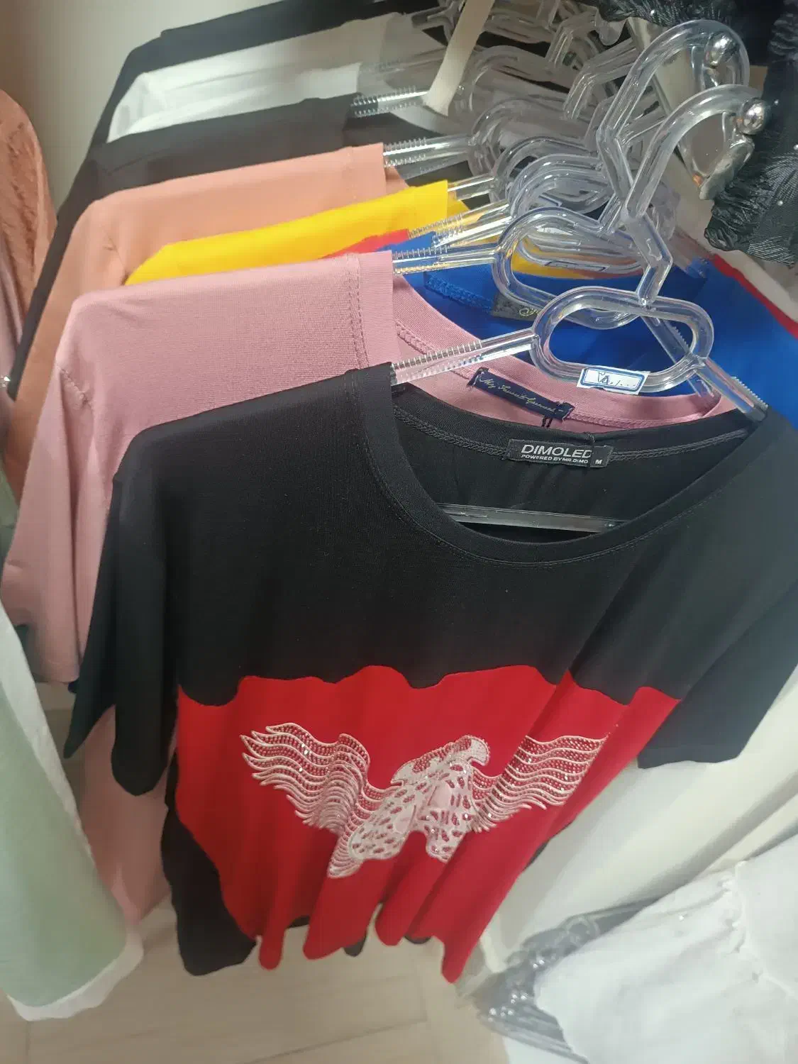 پانزده تاتیشرت زنانه جنس قشم رنگ طرح مخطلف|لباس|گنبد کاووس, |دیوار