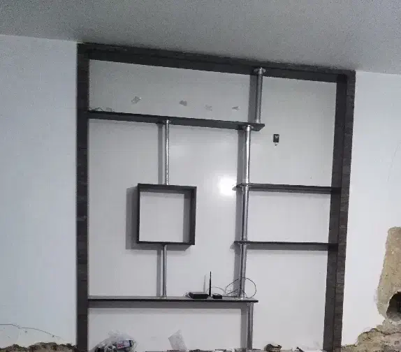 قفسه ام دی اف|کتابخانه، شلف، قفسه‌های دیواری|نیشابور, شهرآرا|دیوار