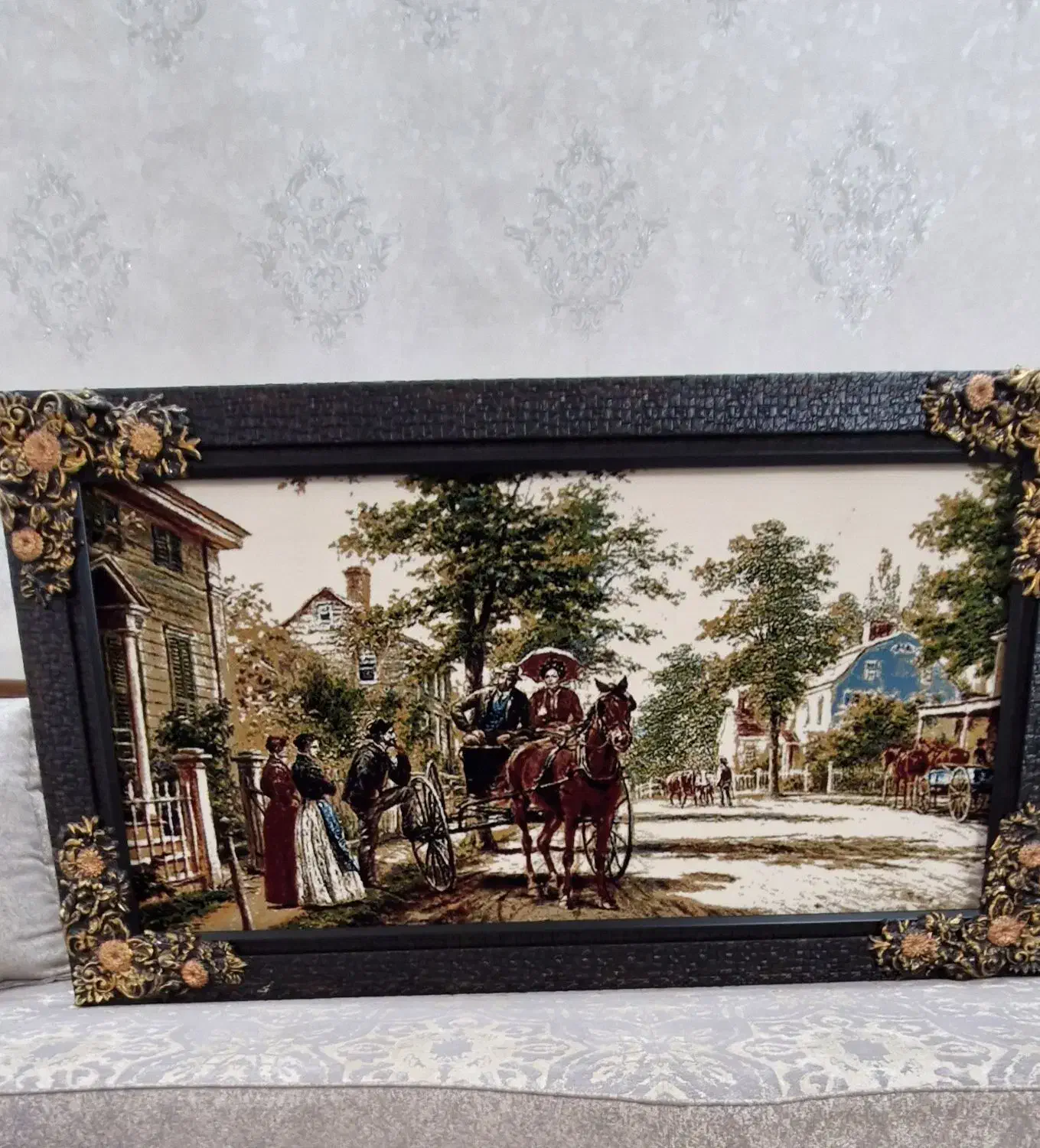 تابلو فرش ماشینی|تابلو فرش|اصفهان, بهارستان|دیوار