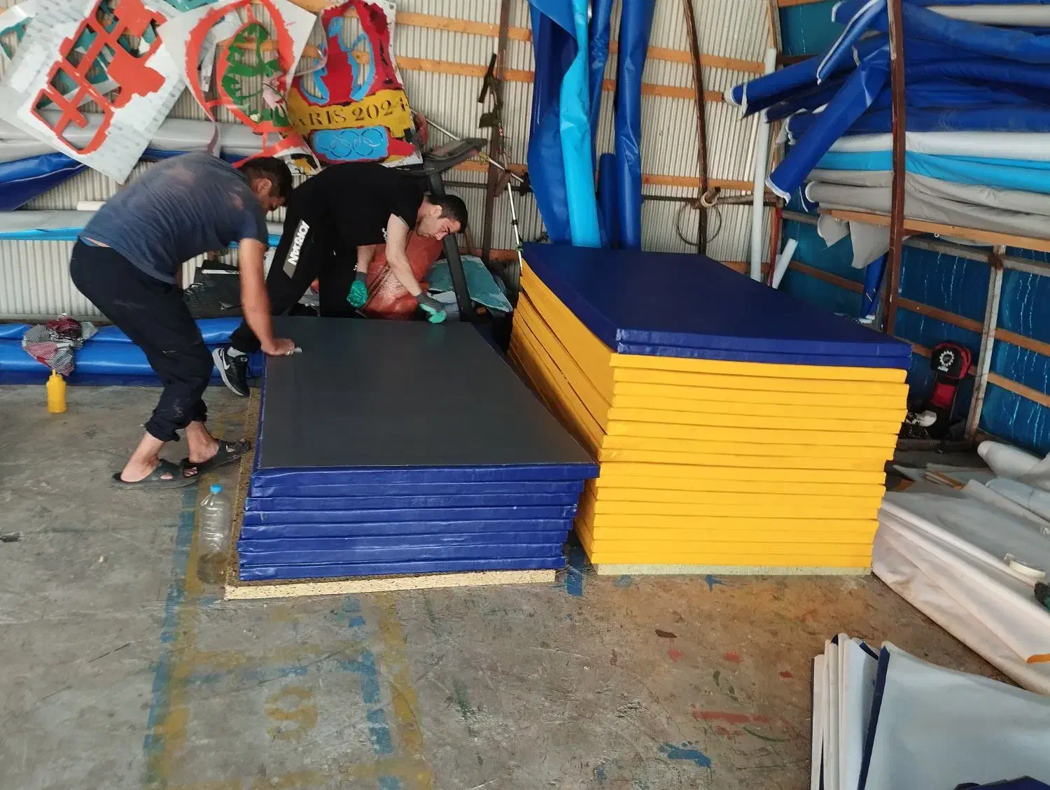 تشک ورزشی تاتامی ، ژیمناستیک کشتی و جودو و|تجهیزات ورزشی|رشت, شالکو|دیوار