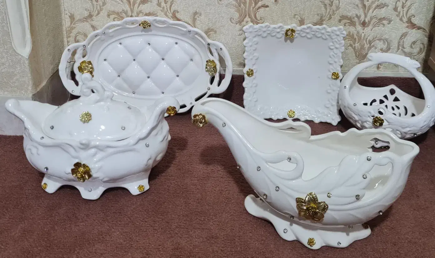 ۵تیکه ظرف سرامیکی|ظروف سرو و پذیرایی|تهران, امیریه|دیوار