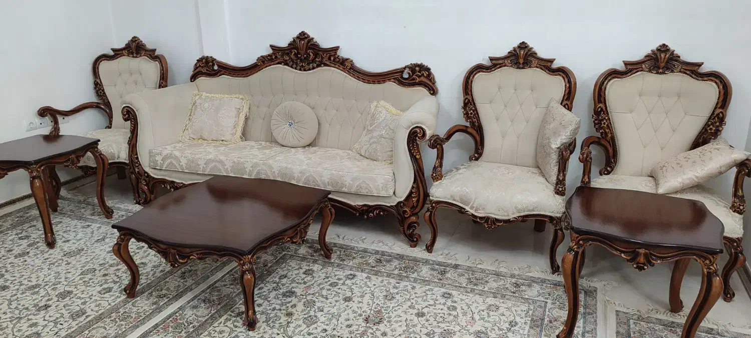 مبل استیل سلطنتی|مبلمان خانگی و میز عسلی|قدس, شهرقدس|دیوار