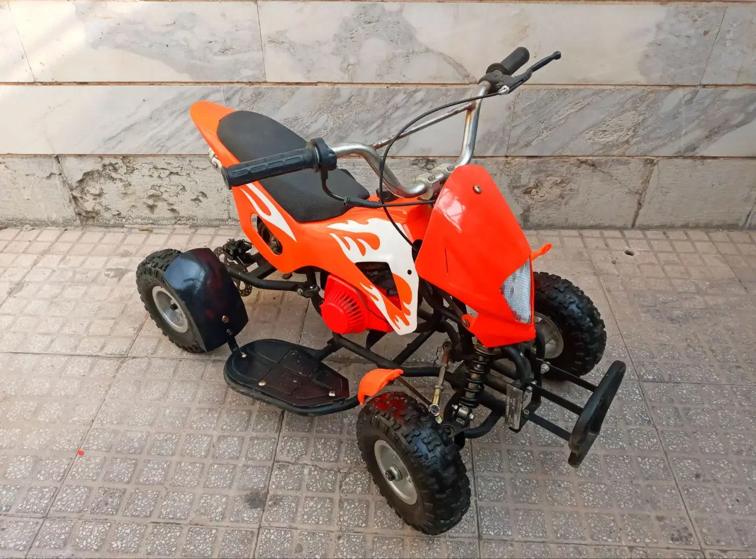 موتور مینی چهار چرخ ۵۰ سی سی بنزینی روشن در حد|موتورسیکلت|تهران, سازمان آب|دیوار