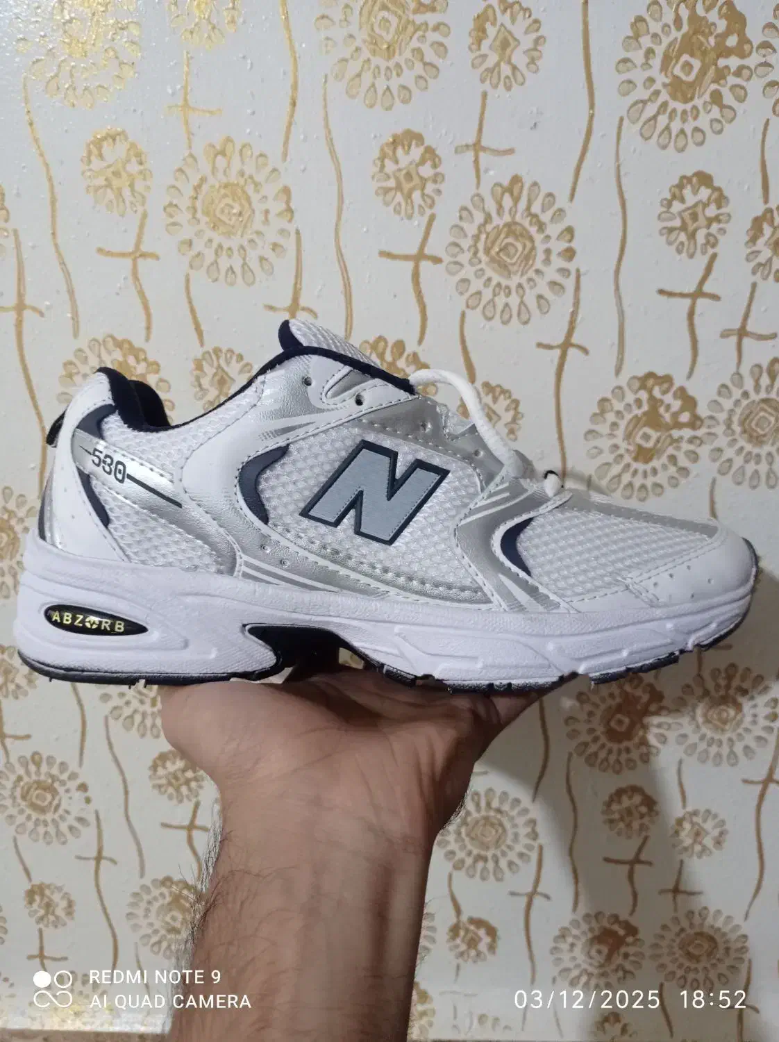 کفش نیوبالانس 530 سفید سورمه‌ایی|کیف، کفش، کمربند|سوسنگرد, |دیوار