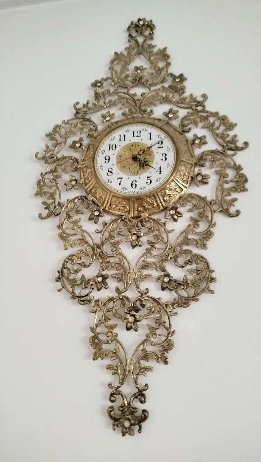 ساعت برنز|ساعت دیواری و تزئینی|قم, نیروگاه|دیوار